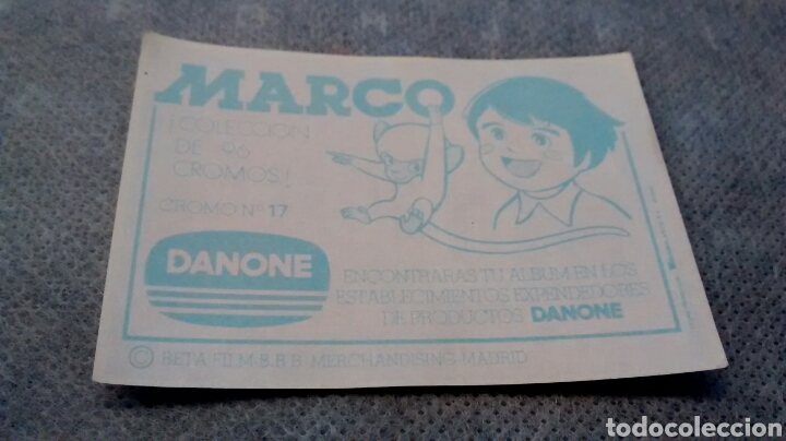Coleccionismo cromos antiguos: MARCO. DANONE. N&ordm; 17 (A1) - Foto 2