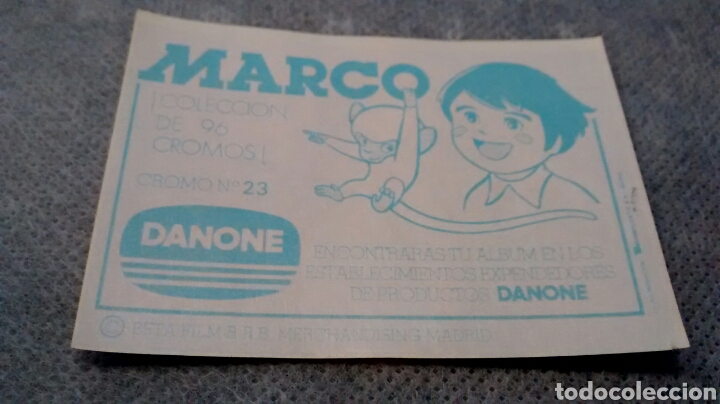 Coleccionismo cromos antiguos: MARCO. DANONE. N&ordm; 23 - Foto 2