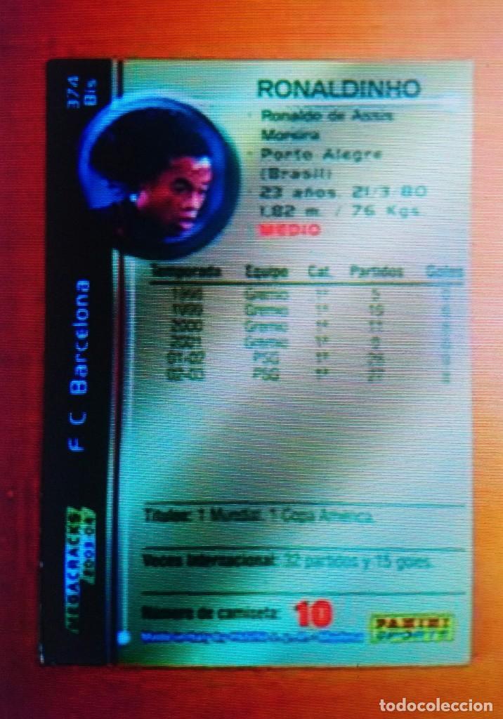 Coleccionismo cromos antiguos: ronaldinho bis megacracks 03 04 - Foto 2