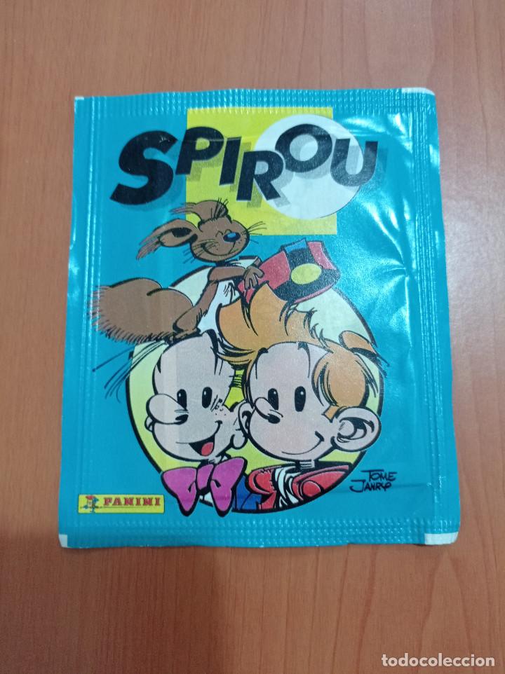 Coleccionismo cromos antiguos: Sobre de cromos sin abrir Spirou Panini 1995 - Foto 1