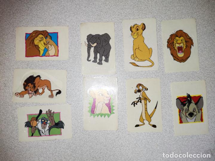 Coleccionismo cromos antiguos: lote 9 cromos el rey leon panini - Foto 1