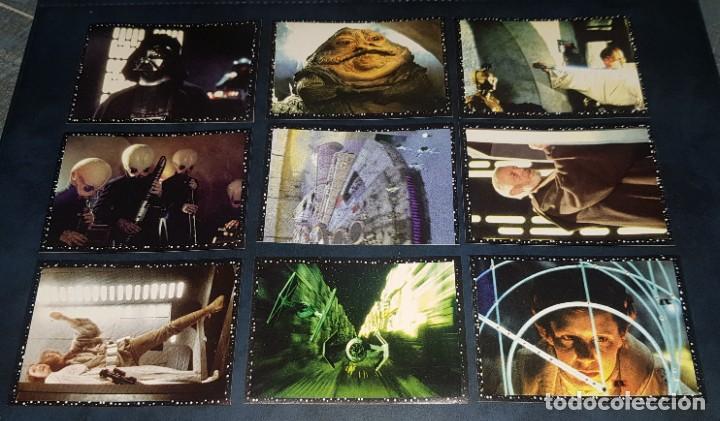 Coleccionismo Cromos antiguos: 33 Cromos de STAR WARS LA GUERRA DE LAS GALAXIAS PANINI a&ntilde;o 1996