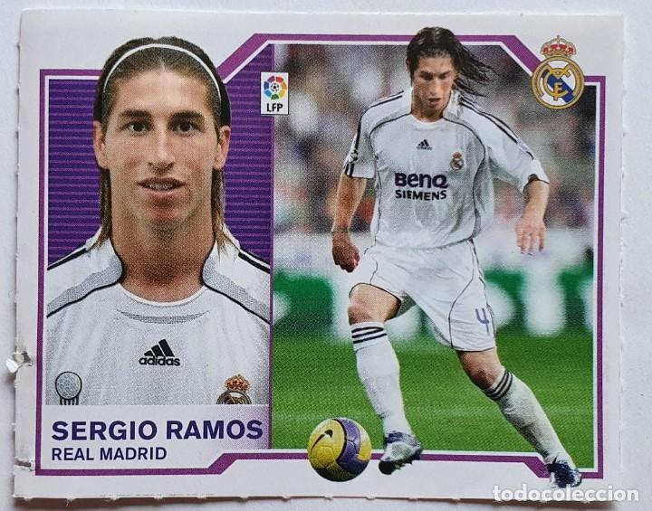 Coleccionismo Cromos antiguos: Cromo Sticker SERGIO RAMOS (Real Madrid) Liga 2007-08 ESTE - Panini