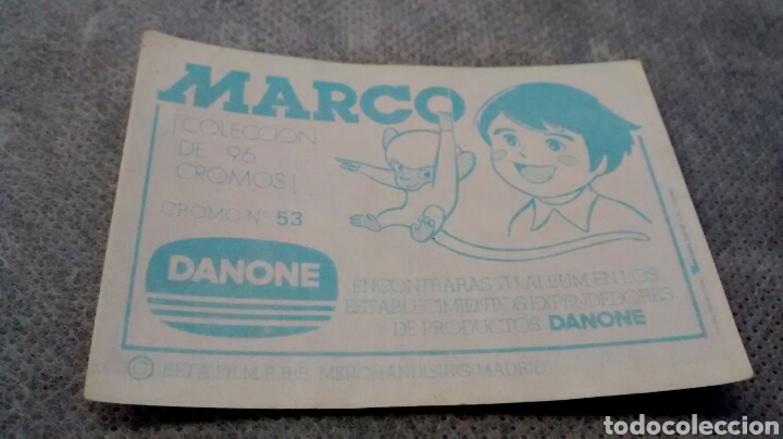 Coleccionismo cromos antiguos: MARCO. DANONE. N&ordm; 53 - Foto 2
