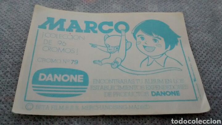 Coleccionismo cromos antiguos: MARCO. DANONE. N&ordm; 79 (A1) - Foto 2