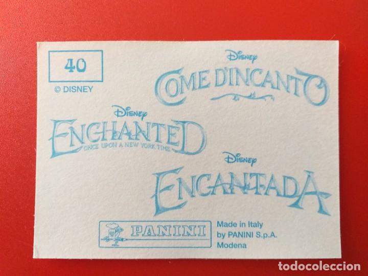 Coleccionismo cromos antiguos: CROMO ENCANTADA. NUMERO 40. DISNEY. PANINI. - Foto 2