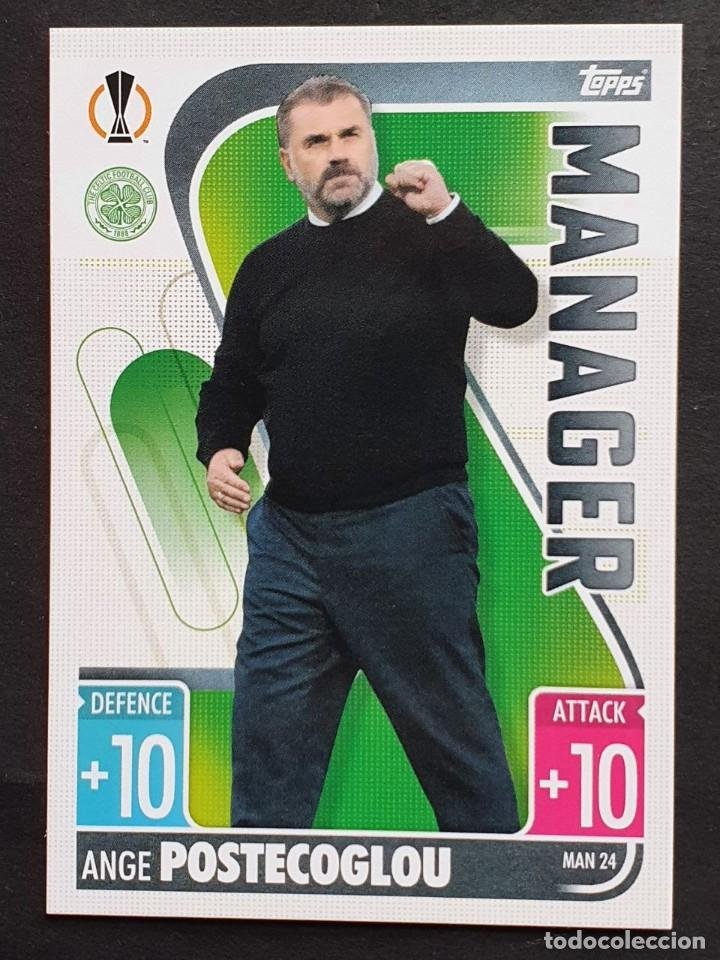 manager # man24 postecoglou (celtic) topps match – Buy old trading cards in todocoleccion