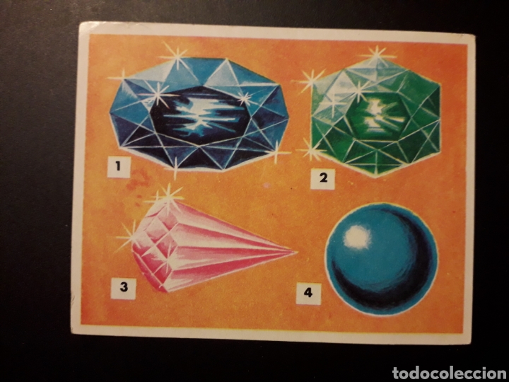 Collectionnisme Cartes &agrave; collectionner anciennes: PIEDRAS PRECIOSAS. NATURALEZA Y EL HOMBRE. MAGA 1967 N&deg; 248 SIN PEGAR. FOTOS. PEDIDO M&Iacute;NIMO 3 &euro;