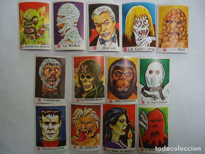 Coleccionismo cromos antiguos: COLECCION DE CROMOS INCOMPLETA MONSTRUOS. - Foto 1