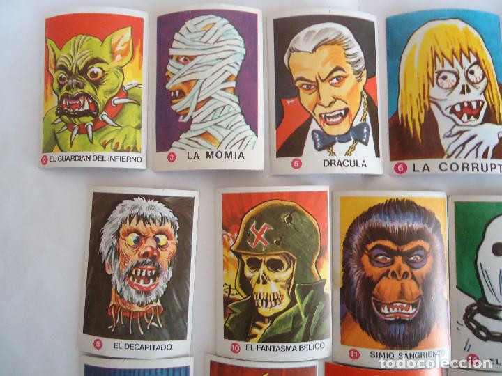 Coleccionismo cromos antiguos: COLECCION DE CROMOS INCOMPLETA MONSTRUOS. - Foto 2