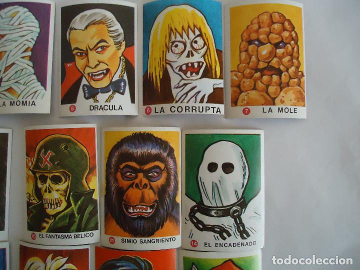 Coleccionismo cromos antiguos: COLECCION DE CROMOS INCOMPLETA MONSTRUOS. - Foto 3