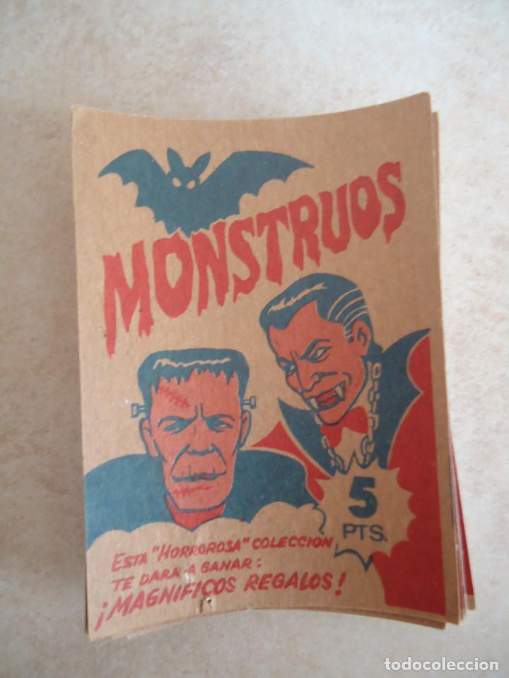 Coleccionismo cromos antiguos: COLECCION DE CROMOS INCOMPLETA MONSTRUOS. - Foto 5