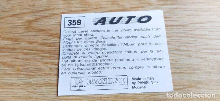 Coleccionismo cromos antiguos: Cromo cromos Auto n&deg;359 Panini - Foto 2