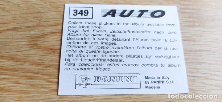 Coleccionismo cromos antiguos: Cromo cromos Auto n&deg;349 Panini - Foto 2