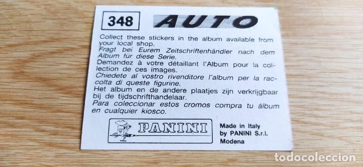 Coleccionismo cromos antiguos: Cromo cromos Auto n&deg;348 Panini - Foto 2