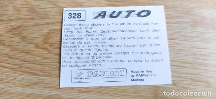 Coleccionismo cromos antiguos: Cromo cromos Auto n&deg;328 Panini - Foto 2