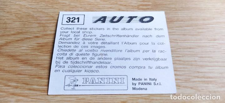 Coleccionismo cromos antiguos: Cromo cromos Auto n&deg;321 Panini - Foto 2