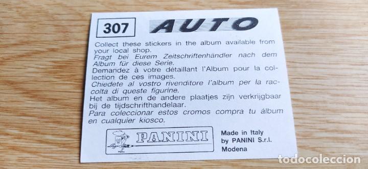 Coleccionismo cromos antiguos: Cromo cromos Auto n&deg;307 Panini - Foto 2