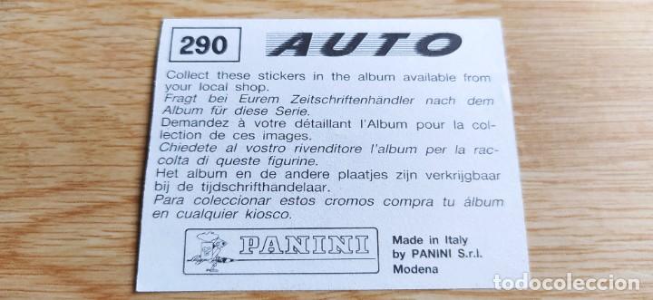 Coleccionismo cromos antiguos: Cromo cromos Auto n&deg;290 Panini - Foto 2