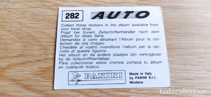 Coleccionismo cromos antiguos: Cromo cromos Auto n&deg;282 Panini - Foto 2
