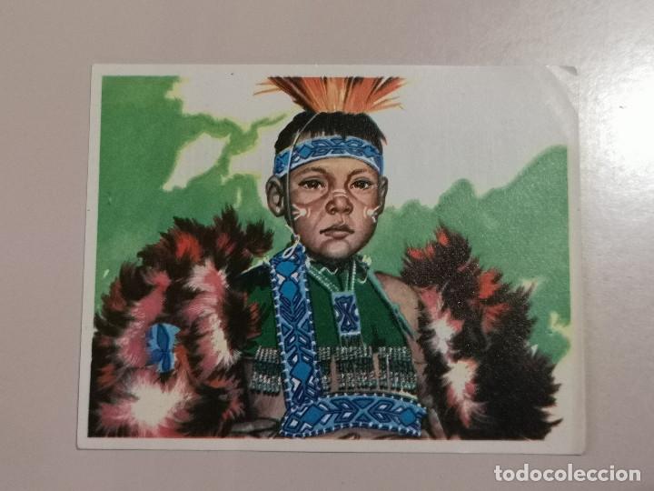 Coleccionismo cromos antiguos: CROMO - AM&Eacute;RICA y sus habitantes 49 - Nunca Pegado