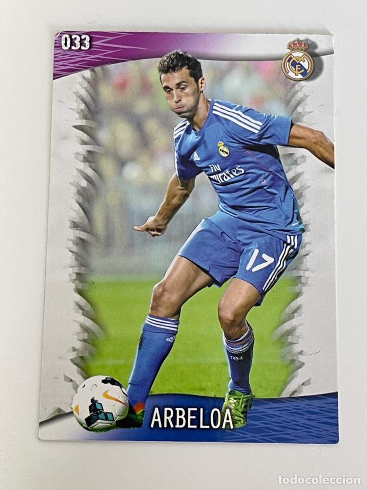 Coleccionismo cromos antiguos: Arbeloa 33 mundicromo 2013-2014 - Foto 1