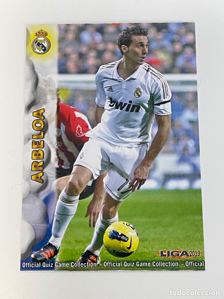 Coleccionismo cromos antiguos: Arbeloa 6 mundicromo 2012-2013 - Foto 1