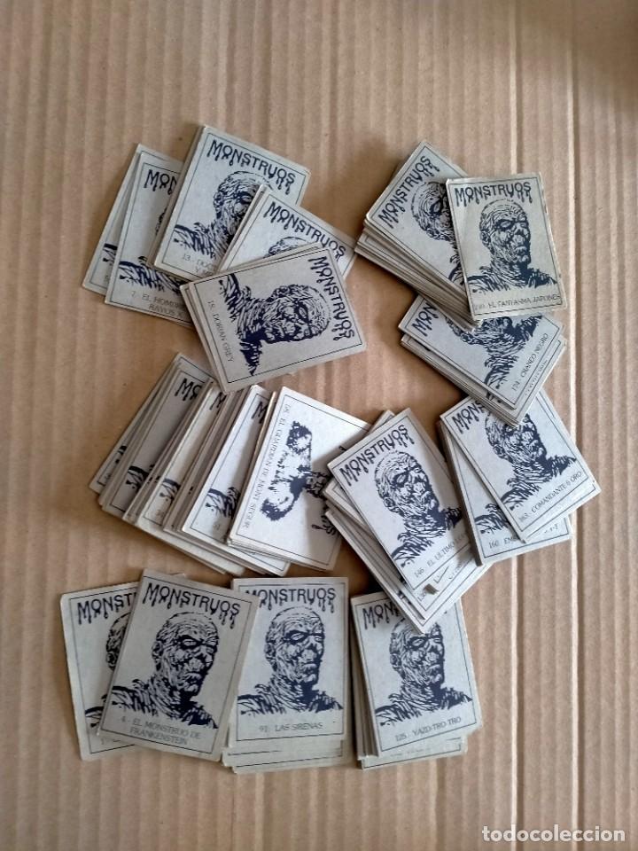 Coleccionismo cromos antiguos: cromos de monstruos nunca pegados - Foto 2