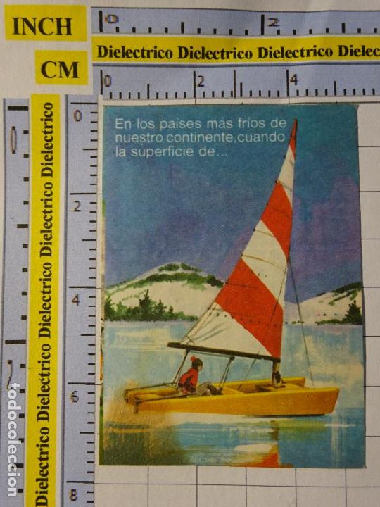 Colecionismo Cromos antigos: CROMO CROMITO CHUCHER&Iacute;AS. &Aacute;LBUM BIMBO EL LIBRO DE LAS ADIVINANZAS 2. 90 PAT&Iacute;N A VELA