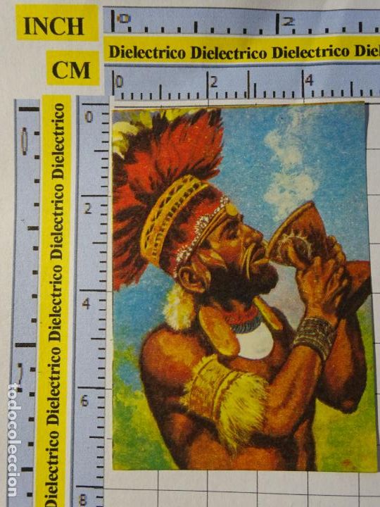 Collezionismo Figurine antiche: CROMO CROMITO CHUCHER&Iacute;AS. &Aacute;LBUM BIMBO EL LIBRO DE LAS ADIVINANZAS 2. 26 PUEBLOS PRIMITIVOS