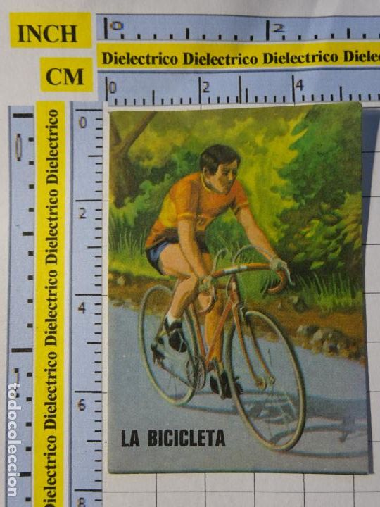 Coleccionismo cromos antiguos: CROMO CROMITO CHUCHER&Iacute;AS. &Aacute;LBUM BIMBO EL LIBRO DE LAS ADIVINANZAS 2. 1 LA BICICLETA