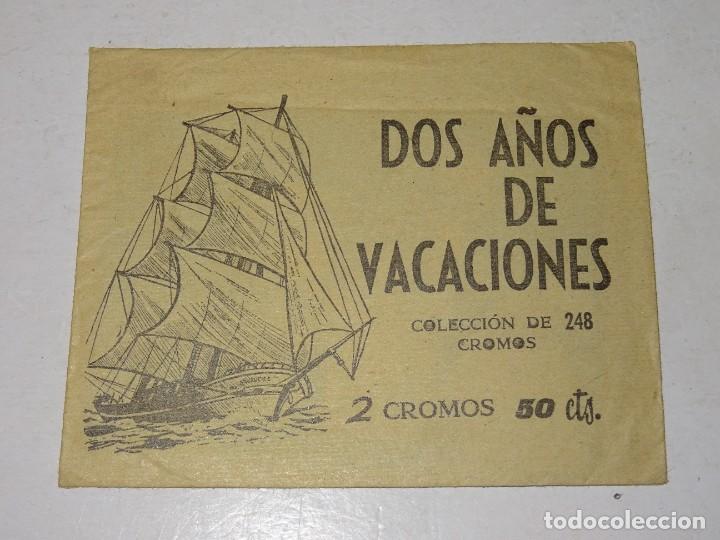Coleccionismo Cromos antiguos: SOBRE DE CROMOS SIN ABRIR - DOS A&Ntilde;OS DE VACACIONES, EDC TORAY - BUEN ESTADO