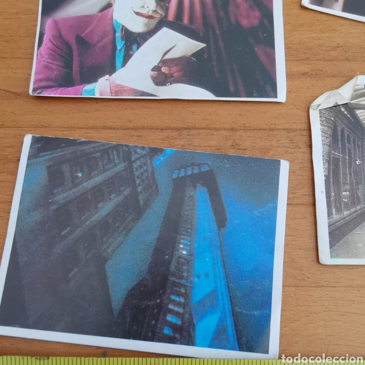 Coleccionismo cromos antiguos: Lote de 9 cromos de Batman, Aston ediciones de 1989. - Foto 4