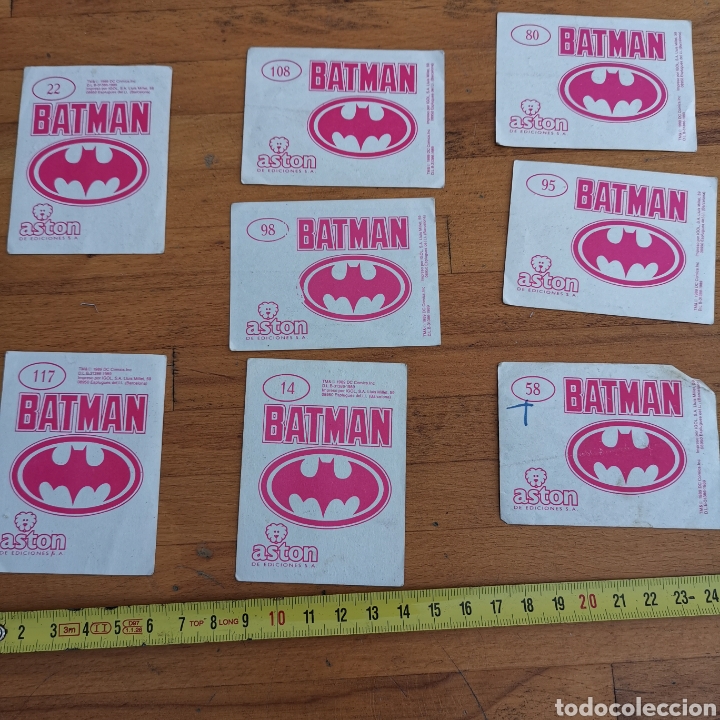 Coleccionismo cromos antiguos: Lote de 9 cromos de Batman, Aston ediciones de 1989. - Foto 7