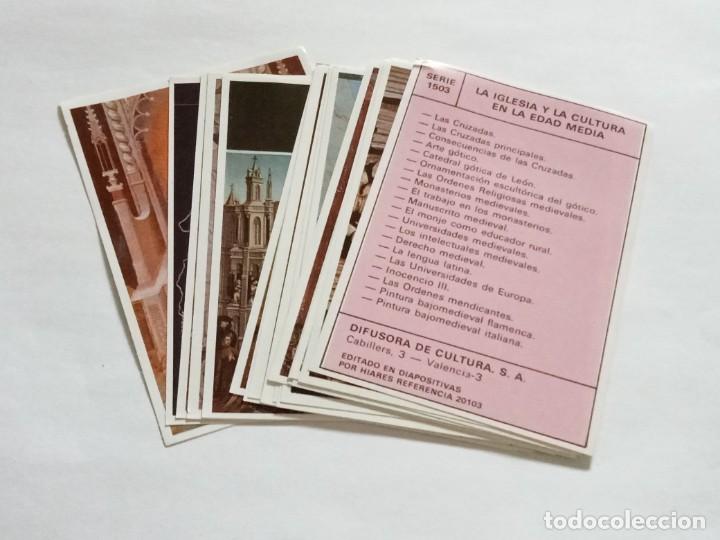 Coleccionismo Cromos antiguos: CROMOS DIFUSORA DE CULTURA. SERIE COMPLETA N&ordm; 1503. LA IGLESIA Y LA CULTURA EN LA EDAD MEDIA. VER