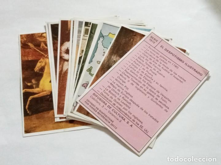 Coleccionismo cromos antiguos: CROMOS DIFUSORA DE CULTURA. SERIE COMPLETA N&ordm; 1512. EL DESPOTISMO ILUSTRADO. VER