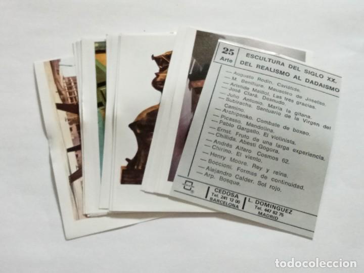 Collectionnisme Cartes &agrave; collectionner anciennes: CROMOS CEDOSA. SERIE COMPLETA ARTE 25. ESCULTURA SIGLO XX. DEL REALISMO AL DADAISMO. VER