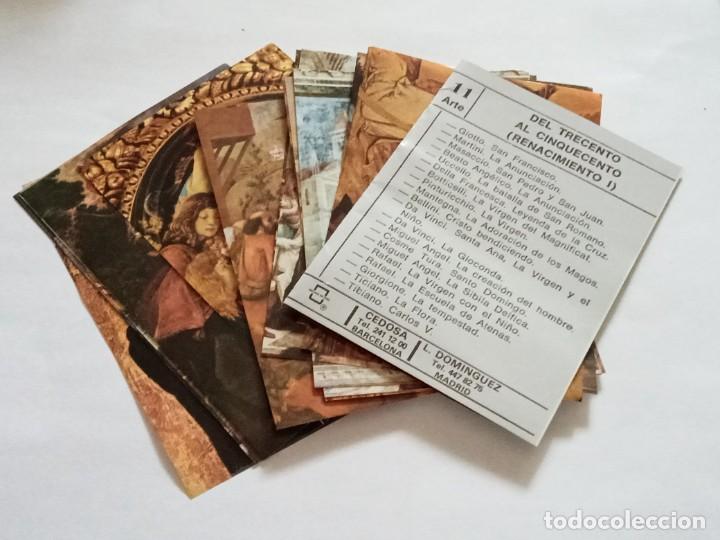 Coleccionismo Cromos antiguos: CROMOS CEDOSA. SERIE COMPLETA ARTE 11. DEL TRECENTO AL CINQUECENTO (RENACIMIENTO I). VER