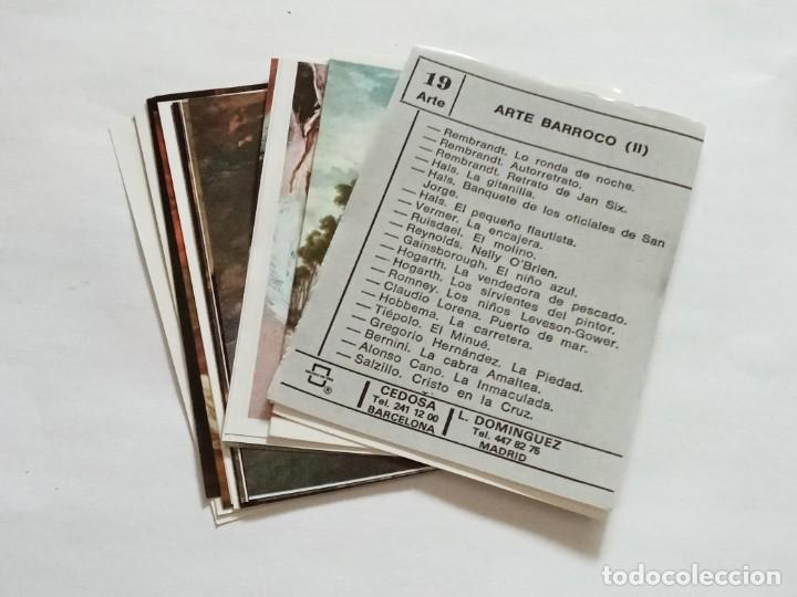 Coleccionismo Cromos antiguos: CROMOS CEDOSA. SERIE COMPLETA ARTE 19. ARTE BARROCO (II). VER