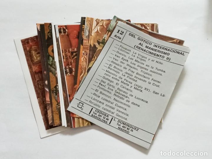 Coleccionismo Cromos antiguos: CROMOS CEDOSA. SERIE COMPLETA ARTE 12. DEL GOTICO INTERNACIONAL AL MANIERISMO (RENACIMIENTO II). VER
