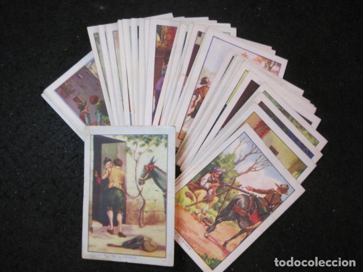 Coleccionismo cromos antiguos: GIL BLAS DE SANTILLANA-COLECCION COMPLETA DE 36 CROMOS-CHOCOLATE AMATLLER-VER FOTOS-(CR-2945)