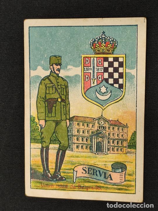 Coleccionismo cromos antiguos: CROMO - ESCUDOS, UNIFORMES Y EDIFICIOS NACIONALES - SERVIA - N&ordm; 39 - - Foto 1