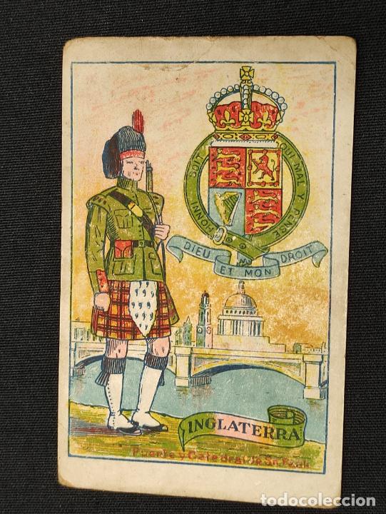 Coleccionismo cromos antiguos: CROMO - ESCUDOS, UNIFORMES Y EDIFICIOS NACIONALES - INGLATERRA - N&ordm; 25 - - Foto 1
