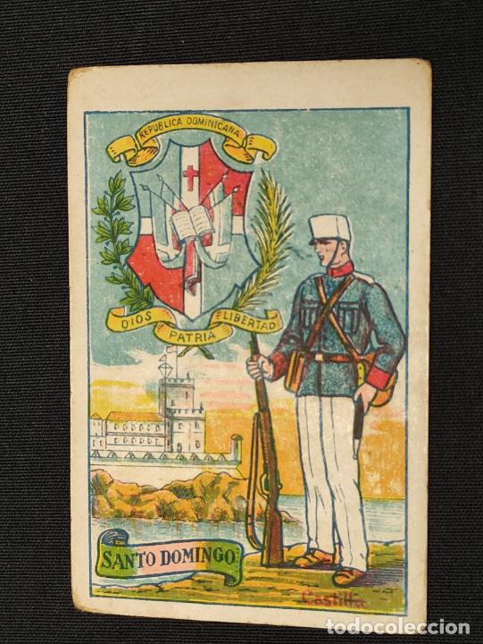 Coleccionismo cromos antiguos: CROMO - ESCUDOS, UNIFORMES Y EDIFICIOS NACIONALES - SANTO DOMINGO - N&ordm; 14 - - Foto 1