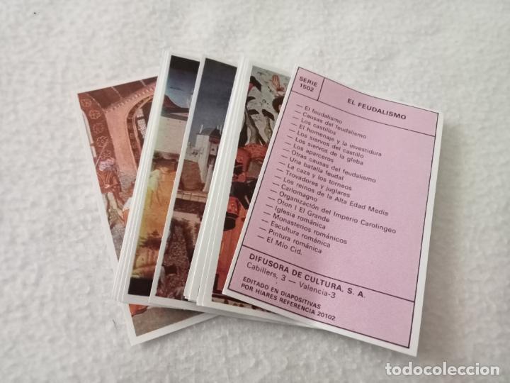 Coleccionismo cromos antiguos: CROMOS DIFUSORA DE CULTURA. SERIE COMPLETA N&ordm; 1502. EL FEUDALISMO. VER
