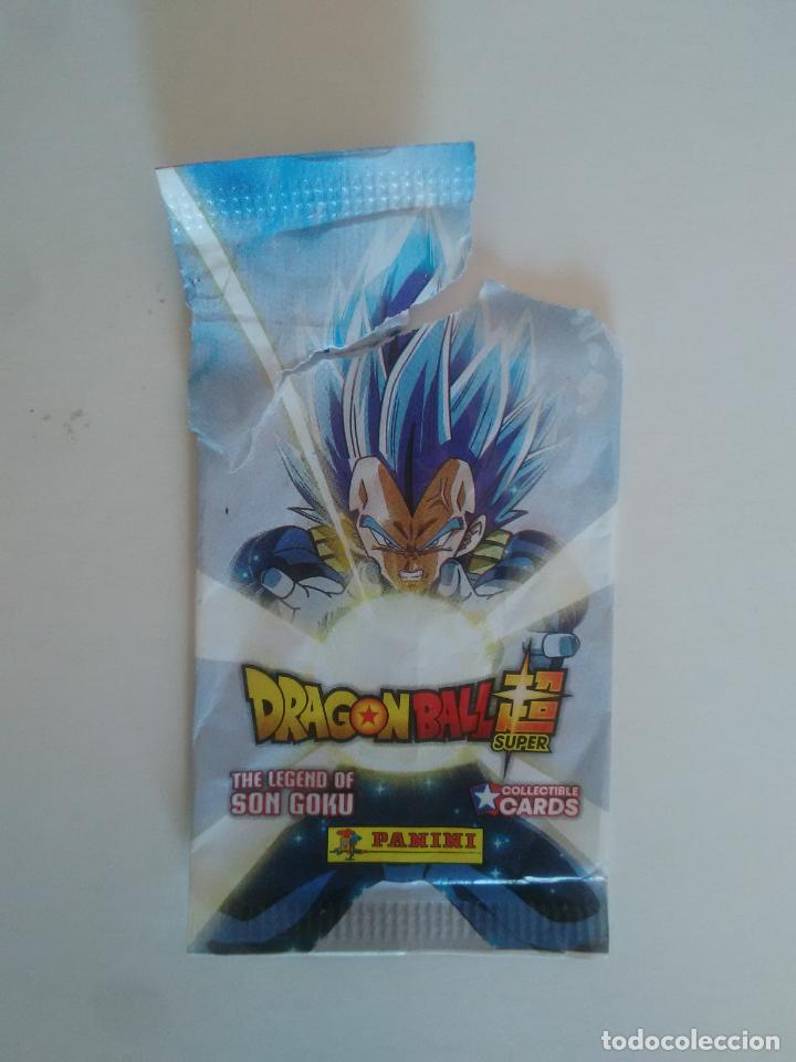 Coleccionismo Cromos antiguos: SOBRE CROMOS VACIO DRAGON BALL SUPER BOLA DE DRAGON LEGEND OF SON GOKU PANINI COLLECTIBLE CARDS