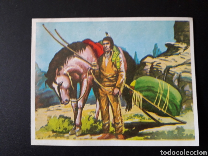 Collezionismo Figurine antiche: MEDIO TRANSPORTE INDIO LA NATURALEZA Y EL HOMBRE. MAGA 1967 N&deg; 289 DESPEGADO FOTOS. PEDIDO M&Iacute;NIMO 3&euro;
