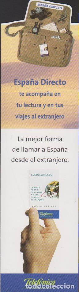 Coleccionismo cromos antiguos: marcapaginas ESPA&Ntilde;A DIRECTO TELEFONICA bookmark point book marcador marca pagina punto libro