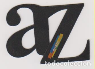 Coleccionismo cromos antiguos: marcapaginas A Z DIVERS bookmark point book marcador marca pagina punto libro