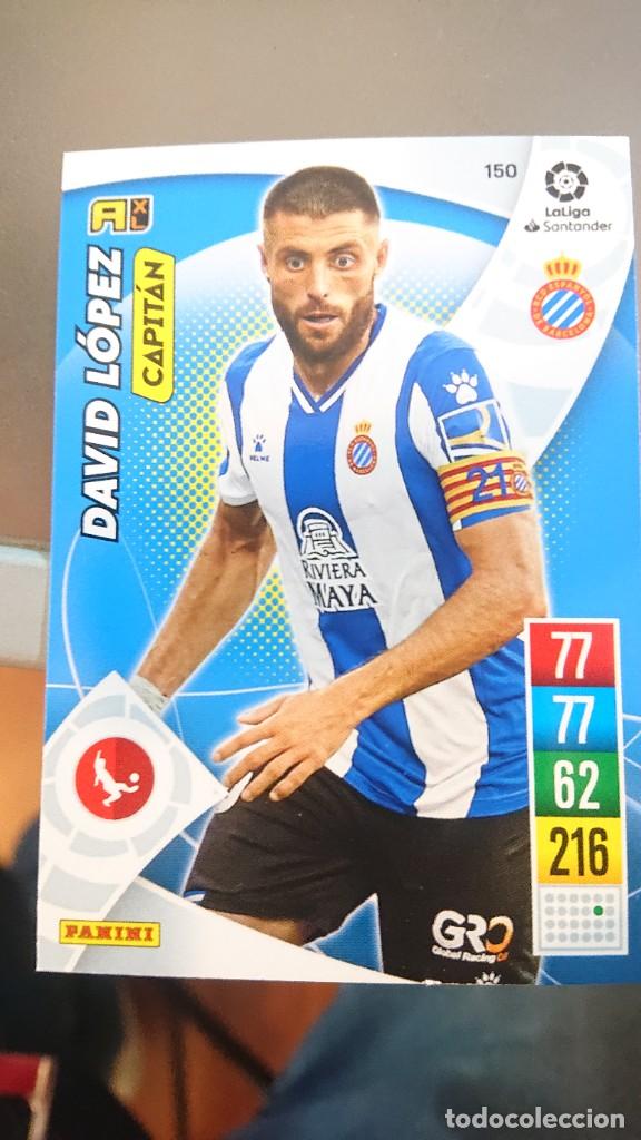 Collectable Antique Stickers: ADRENALYN XL DAVID L&Oacute;PEZ 150 ESPANYOL ESPA&Ntilde;OL CROMO LIGA 21 22 TEMP 2021 2022 PANINI